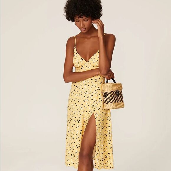 Revolve Amanda Uprichard Amory  MIDI Dress Woman’s Size Medium - Picture 7 of 7